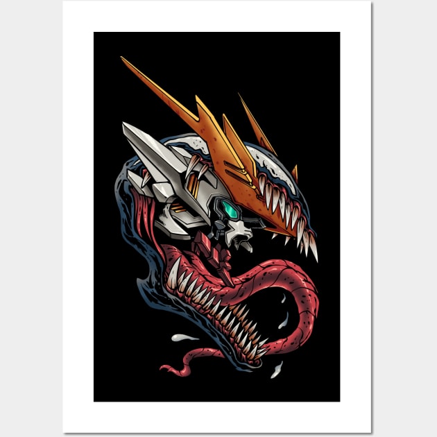 Symbiote Lupus Rex Wall Art by kimikodesign